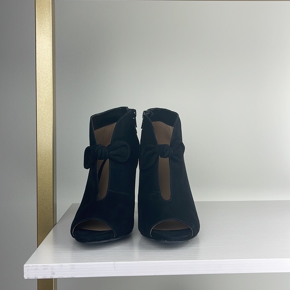 Michael Kors Classy Open Toe Boots Heels with Ribbons Ladies Size 8.5 - Picture 14 of 14